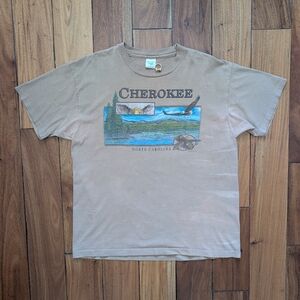 Cherokee North Carolina Vintage Eagle T-shirt (L)